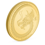 Lunar – Year of the Dragon 2024 1/4oz Gold Coin with Milled Edge Finish.