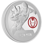 Unleash Tony Stark’s genius with this 1oz pure silver coin. The coin shows an engraving of Iron Man as he readies his hand beam and his name. His emblem is depicted in vibrant colour on the side. New Zealand Mint