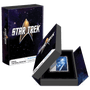 Star Trek – Space, the Final Frontier 1oz Silver Coin Featuring Custom Book-Style Packaging with Printed Coin Specifications. 