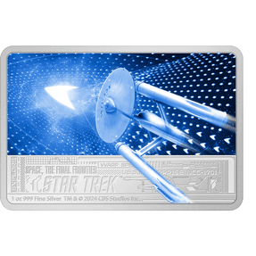 Star Trek – Space, the Final Frontier 1oz Silver Coin Landscape.
