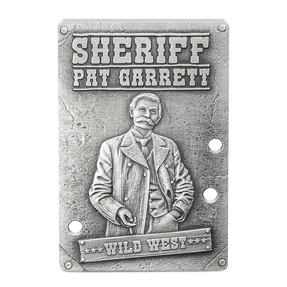 Wild West – Sheriff Pat Garrett 1oz Silver Coin with Smooth Edge Finish. 