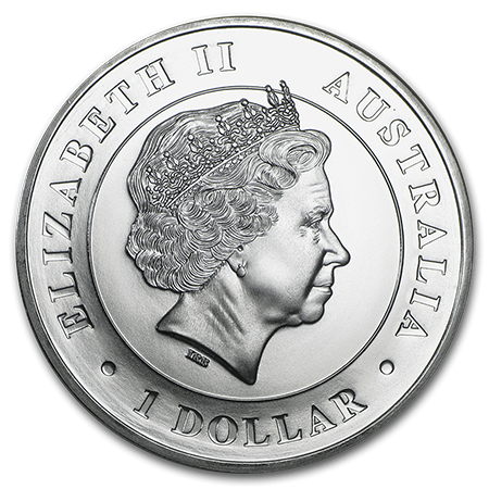 Ian Rank-Broadley effigy of Her Majesty Queen Elizabeth II 2015 $1