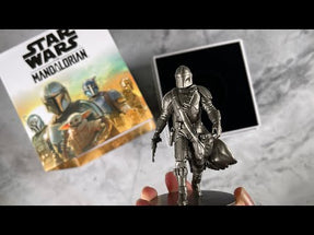 YouTube Unboxing of The Mandalorian™ – Series 1 150g Silver Miniature.