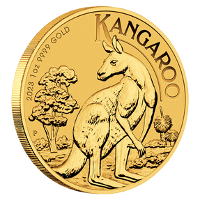 1oz Gold Bullion Coin Kangaroo Perth Mint.