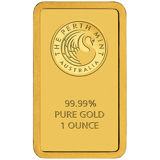 1oz Gold Minted Bar Perth Mint - New Zealand Mint
