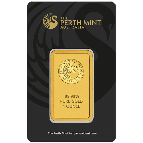 1oz Gold Minted Bar Perth Mint - New Zealand Mint