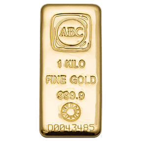 1kg Gold Bar ABC - New Zealand Mint