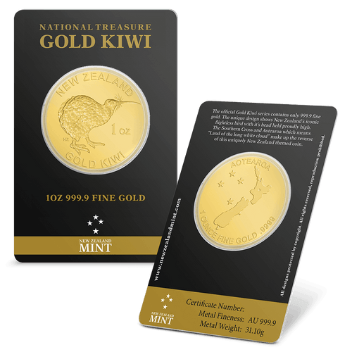 1oz Gold Kiwi - New Zealand Mint