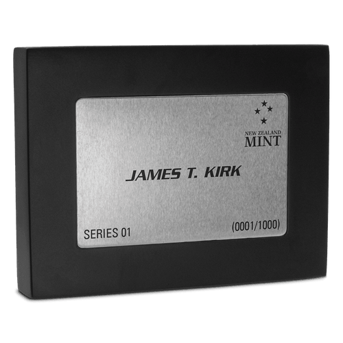 Star Trek - Captain James T. Kirk 150g Silver Miniature - New Zealand Mint