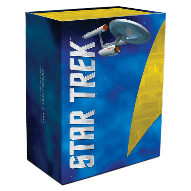 Star Trek - Captain James T. Kirk 150g Silver Miniature - New Zealand Mint