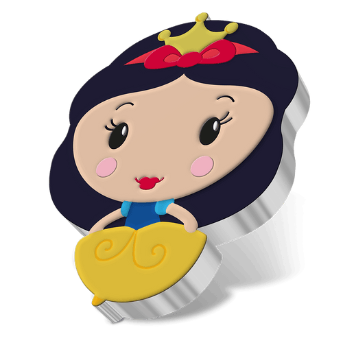 Disney Princess – Snow White 1oz Silver Chibi Coin - New Zealand Mint