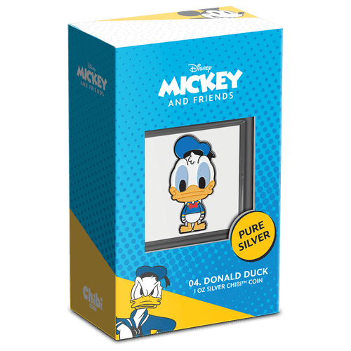 Disney – Donald Duck 1oz Silver Chibi® Coin - New Zealand Mint