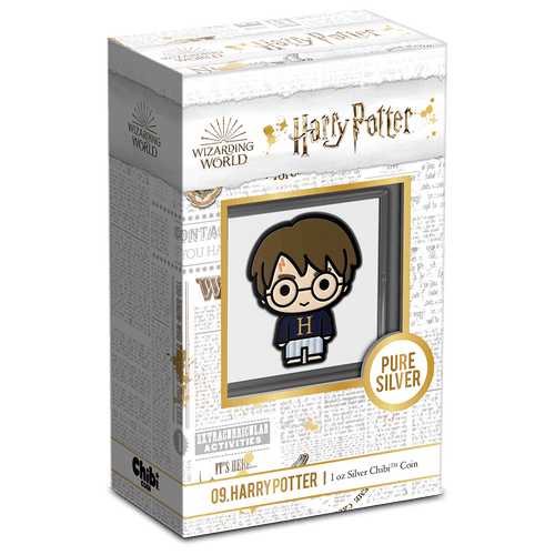 HARRY POTTER™ in Hogwarts™ Pyjamas 1oz Silver Chibi® Coin - New Zealand Mint