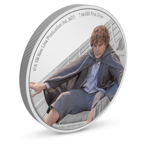 THE LORD OF THE RINGS™ - Samwise Gamgee 1oz Silver Coin - New Zealand Mint