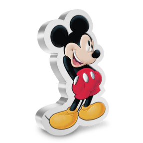 Disney Mickey Mouse 1oz Silver Shaped Coin - New Zealand Mint