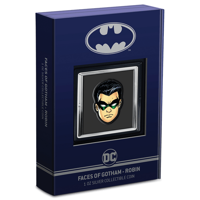 Faces of Gotham™ - ROBIN™ 1oz Silver Coin - New Zealand Mint