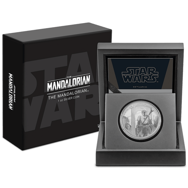 The Mandalorian™ Classic – The Mandalorian™ 1oz Silver Coin - New Zealand Mint
