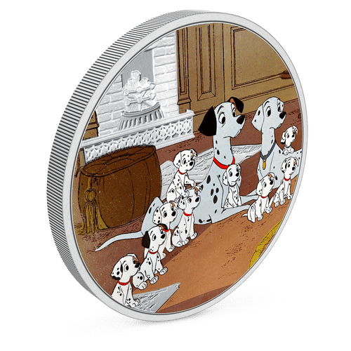 Disney 101 Dalmatians – Family 1oz Silver Coin - New Zealand Mint