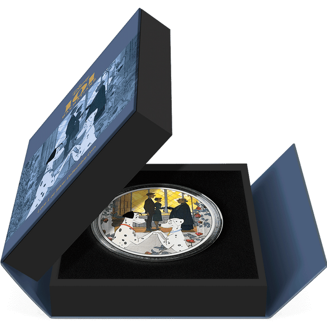 Disney 101 Dalmatians – Love 1oz Silver Coin - New Zealand Mint