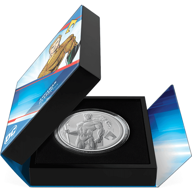 AQUAMAN™ Classic 1oz Silver Coin - New Zealand Mint