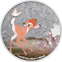 Disney Bambi 80th Anniversary – Bambi and Butterfly 1oz Silver Coin - New Zealand Mint