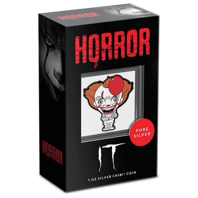 Horror Series – IT 1oz Silver Chibi® Coin - New Zealand Mint