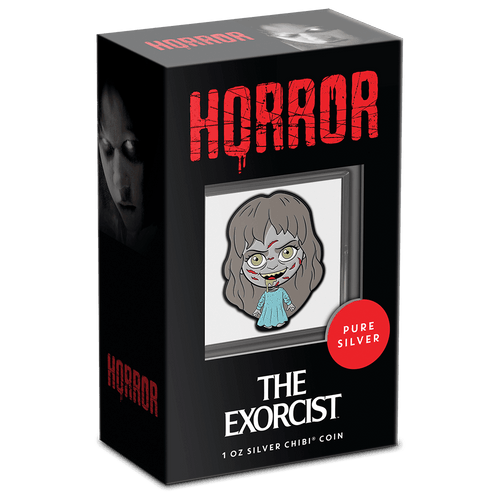 Horror Series – The Exorcist 1oz Silver Chibi® Coin - New Zealand Mint