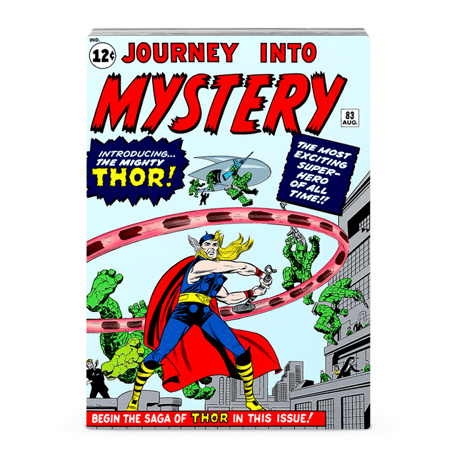 COMIX™ - Marvel Journey into Mystery #83 1oz Silver Coin - Flat View. 