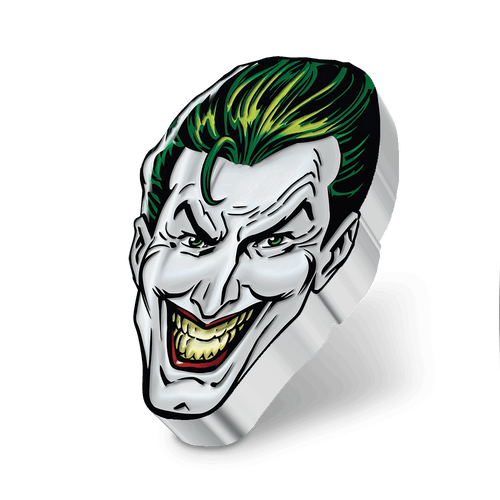 Faces of Gotham™ - THE JOKER™ 1oz Silver Coin - New Zealand Mint