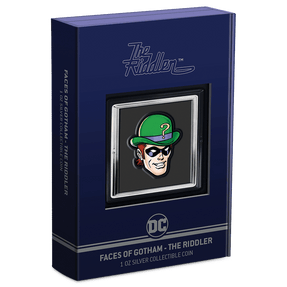 Faces of Gotham™ - THE RIDDLER™ 1oz Silver Coin - New Zealand Mint