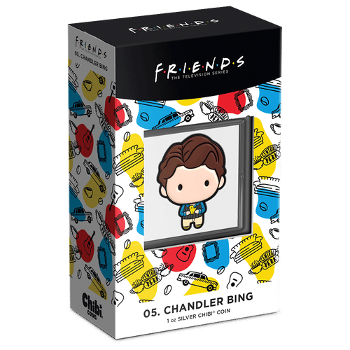 FRIENDS™ - Chandler Bing™ 1oz Silver Chibi® Coin - New Zealand Mint