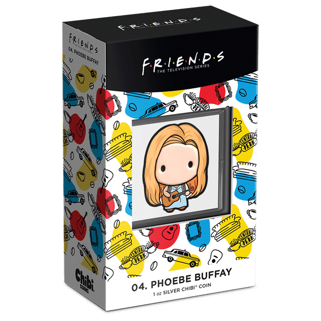 FRIENDS™ - Phoebe Buffay™ 1oz Silver Chibi® Coin - New Zealand Mint