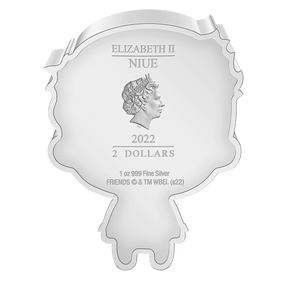 FRIENDS™ - Ross Geller™ 1oz Silver Chibi® Coin - New Zealand Mint