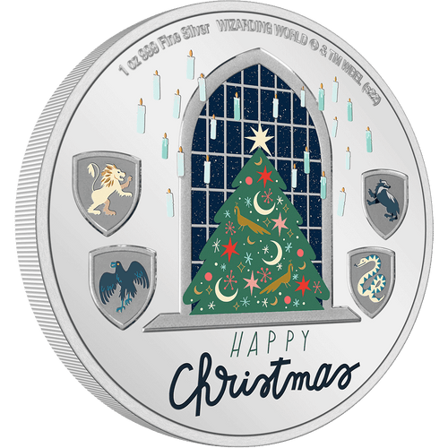 HARRY POTTER™ Season’s Greetings 2022 1oz Silver Coin - New Zealand Mint