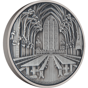 HOGWARTS™ - The Great Hall 1oz Silver Coin - New Zealand Mint