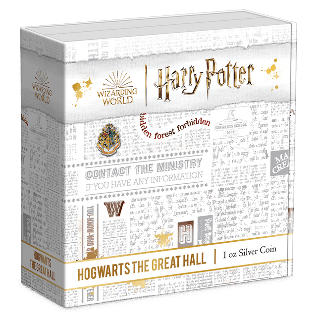 HOGWARTS™ - The Great Hall 1oz Silver Coin - New Zealand Mint