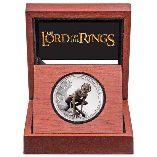 THE LORD OF THE RINGS™ - Gollum 1oz Silver Coin - New Zealand Mint