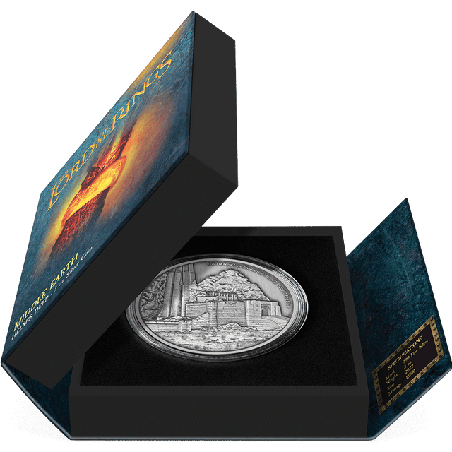 THE LORD OF THE RINGS™ - Helm's Deep 3oz Silver Coin - New Zealand Mint