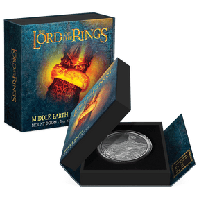 THE LORD OF THE RINGS™ - Mount Doom 3oz Silver Coin - New Zealand Mint