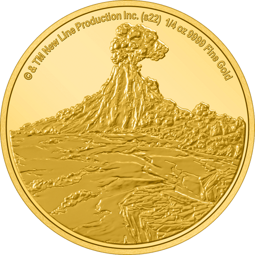 THE LORD OF THE RINGS™ - Mount Doom 1/4oz Gold Coin - New Zealand Mint