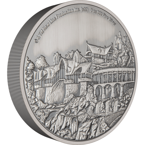 THE LORD OF THE RINGS™ - Rivendell 3oz Silver Coin - New Zealand Mint