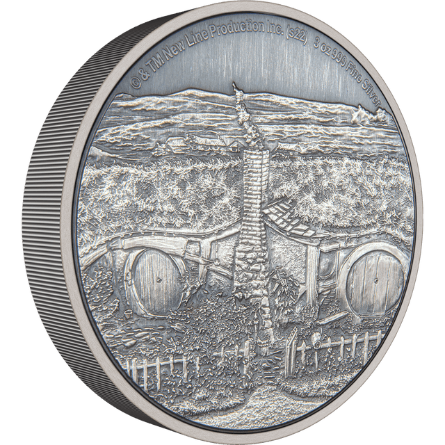 THE LORD OF THE RINGS™ - The Shire 3oz Silver Coin - New Zealand Mint