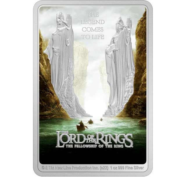 THE LORD OF THE RINGS™ - The Fellowship of the Ring 1oz Silver Coin - New Zealand Mint