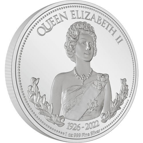 Queen Elizabeth II 1oz Silver Coin.