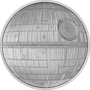 Star Wars™ - Death Star™ 3oz Silver Coin - Flat View