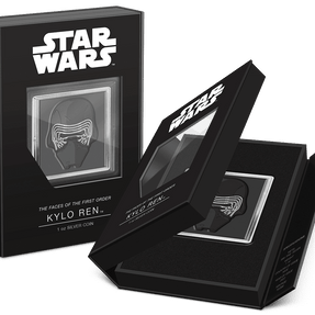 The Faces of the First Order™ – Kylo Ren™ 1oz Silver Coin - New Zealand Mint