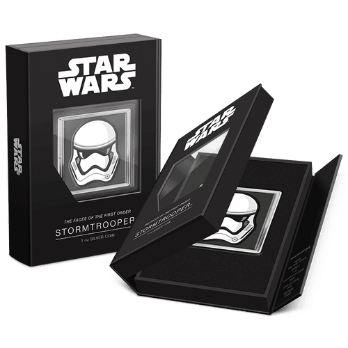 The Faces of the First Order™ – Stormtrooper 1oz Silver Coin - New Zealand Mint