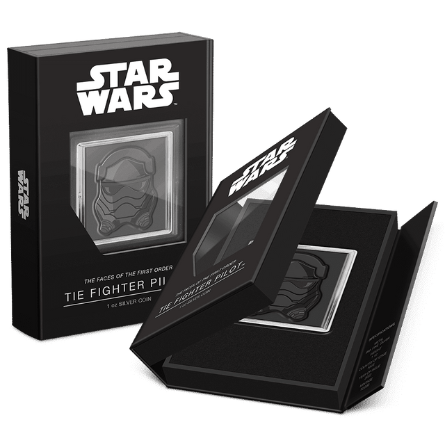 The Faces of the First Order™ – TIE Fighter Pilot 1oz Silver Coin - New Zealand Mint
