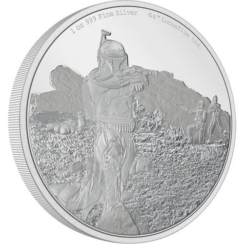The Mandalorian™ Classic – Boba Fett™ 1oz Silver Coin - New Zealand Mint