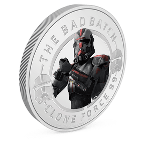 Star Wars™ The Bad Batch™ - Hunter 1oz Silver Coin - New Zealand Mint